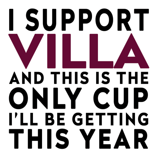 Funny Football Mug Gift – I Support and This is the Only Cup I’ll Be Getting This Year – Joke Present for Football Fans