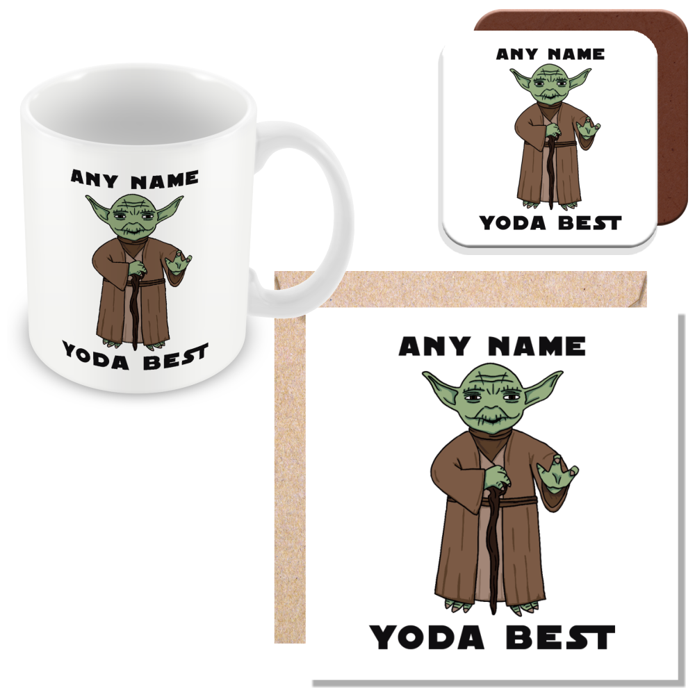 Personalised Yoda Best Mug