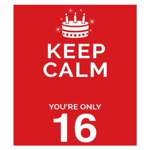 Personalised Keep Calm You’re Only Any Age Mug