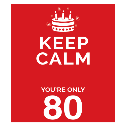 Personalised Keep Calm You’re Only Any Age Mug