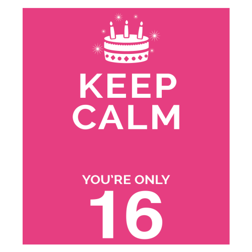 Personalised Keep Calm You’re Only Any Age Mug