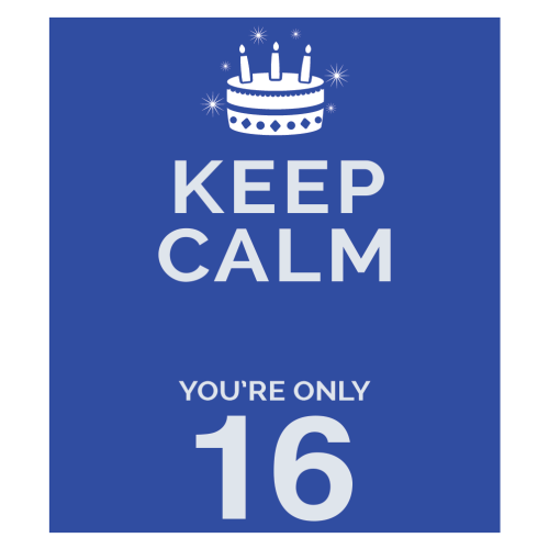 Personalised Keep Calm You’re Only Any Age Mug