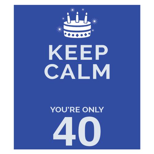 Personalised Keep Calm You’re Only Any Age Mug