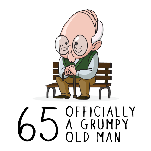 Grumpy Old Man Any Age Birthday Mug Gift