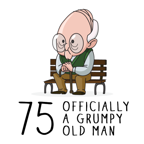 Grumpy Old Man Any Age Birthday Mug Gift