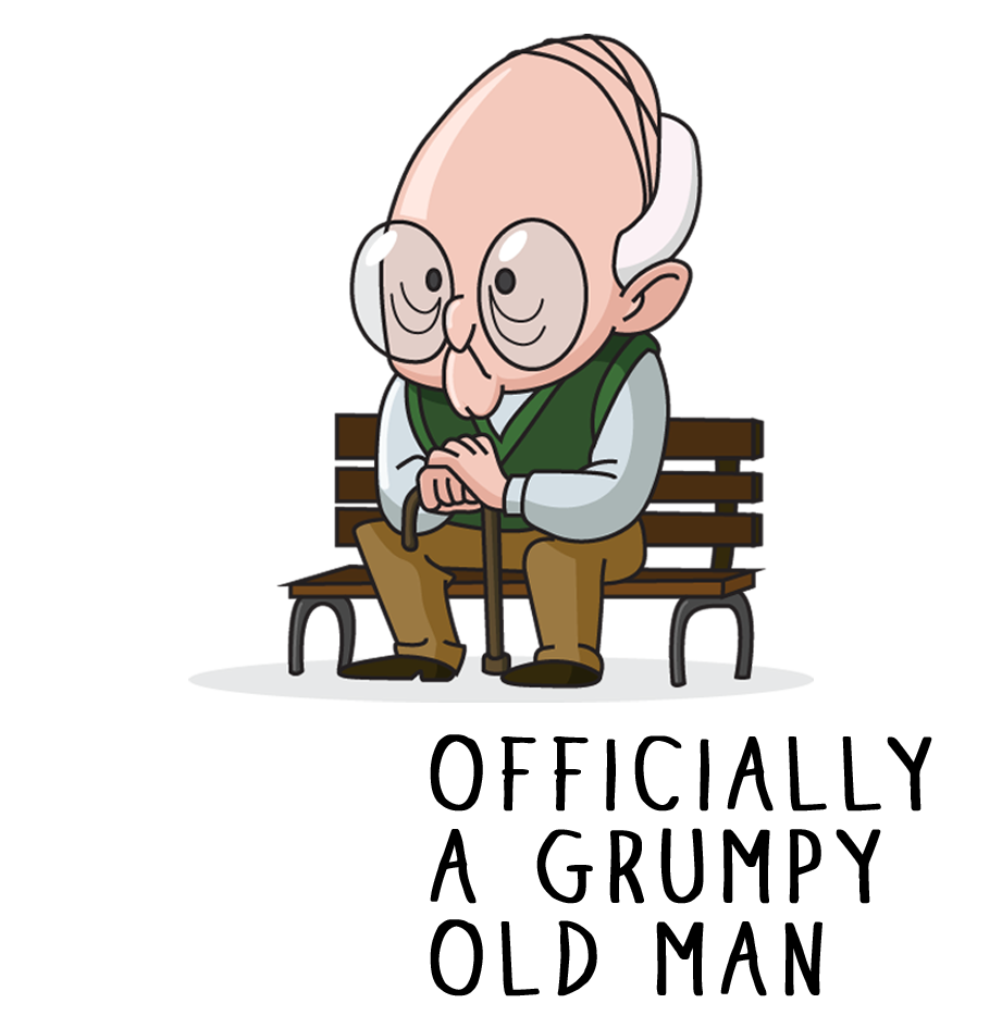 Grumpy Old Man Any Age Birthday Mug Gift