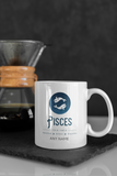 Pisces Star Sign Mug - Personalised Zodiac Mug (February 19 – March 20)