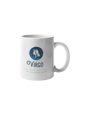 Virgo Star Sign Mug - Zodiac Mug (August 23 – September 22)