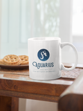 Aquarius Star Sign Mug - Zodiac Mug (January 20 – February 18)
