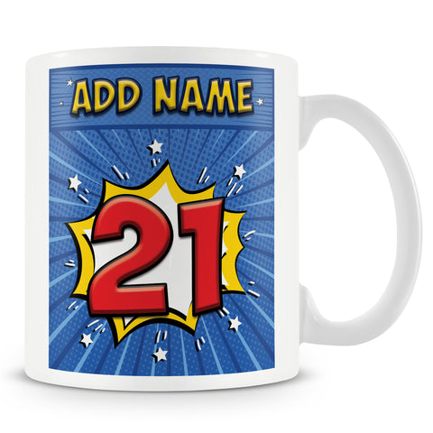 21st Birthday Comic Mug