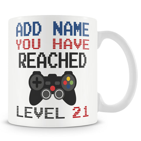 21st Birthday Video Gamer Mug