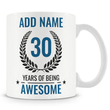 30th Birthday Awesome Design Mug