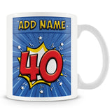 40th Birthday Comic Mug