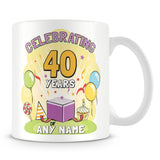 40th Birthday Celebration Mug