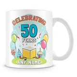 50th Birthday Celebration Mug
