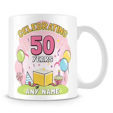 50th Birthday Celebration Mug