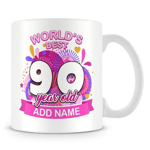 90th World's Best Birthday Mug