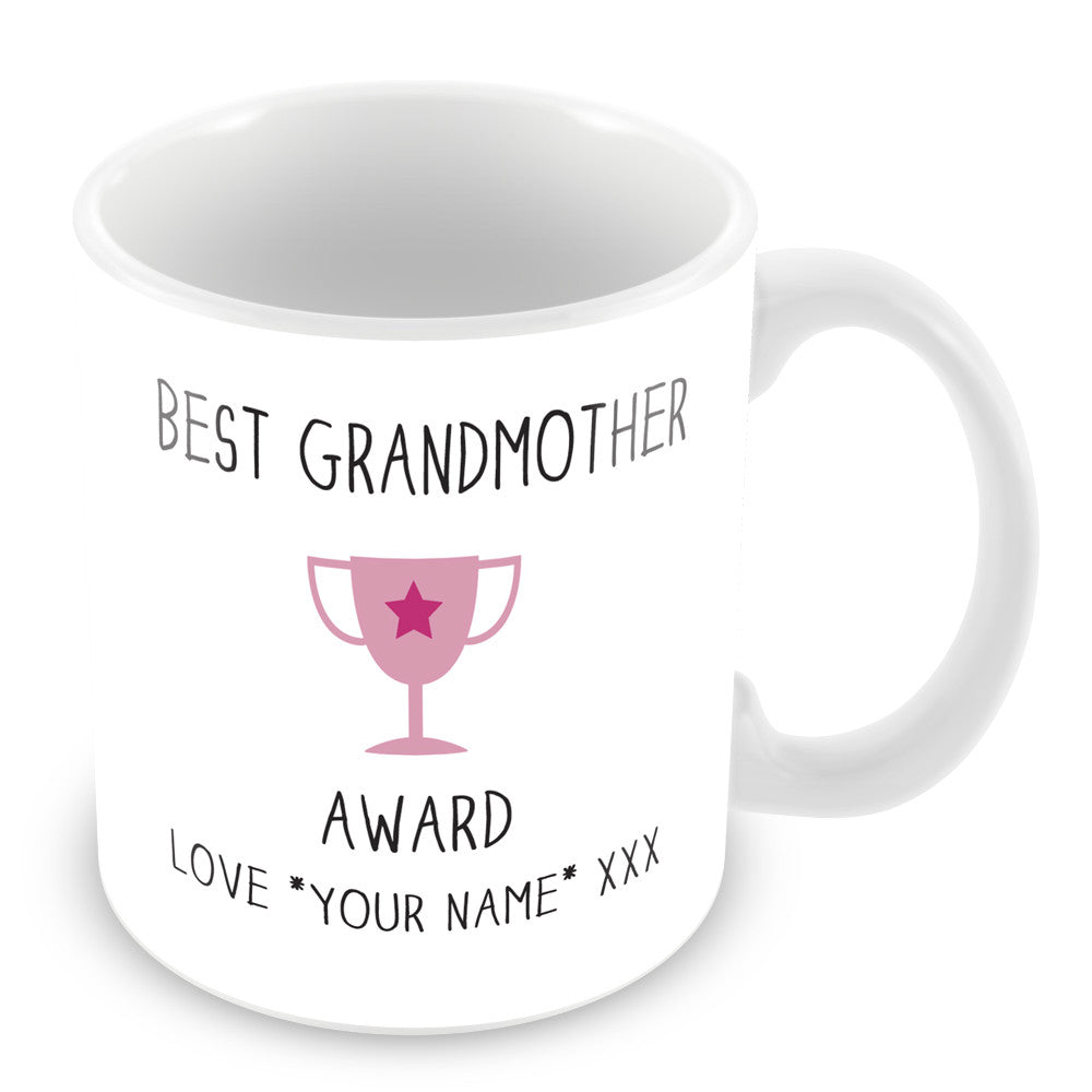 Best Grandmother Mug Award Trophy Personalised Gift MUGGZ