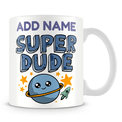 Children's Mug Personalised Gift - Super Dude
