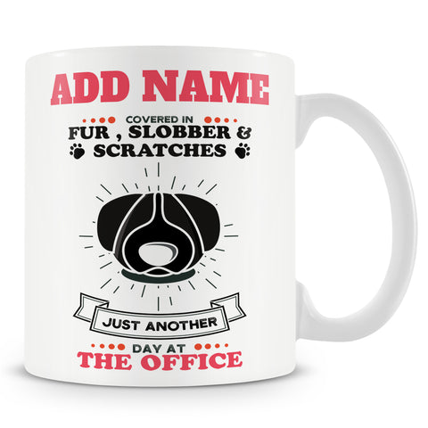 Vet Personalised Gift - Covered In Fur, Slobber And Scratches - Mug For Vets