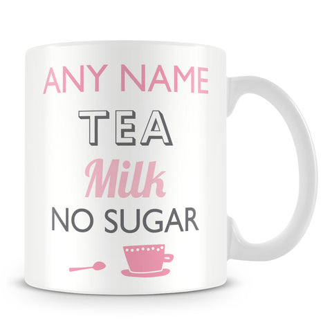 Personalised Drinks Mug – Pink