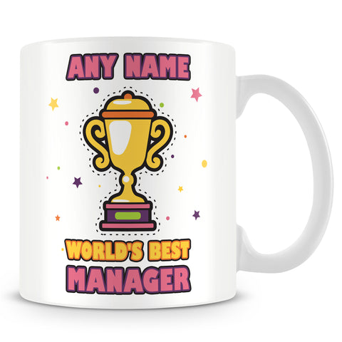 Manager Mug - Worlds Best Trophy