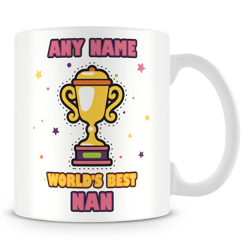 Nan Mug - Worlds Best Trophy