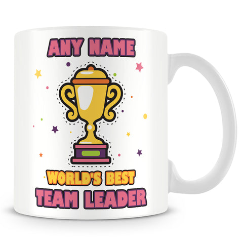 Team Leader Mug - Worlds Best Trophy