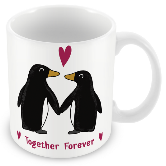 Penguins Together Forever Gift - Penguin Couple in Love