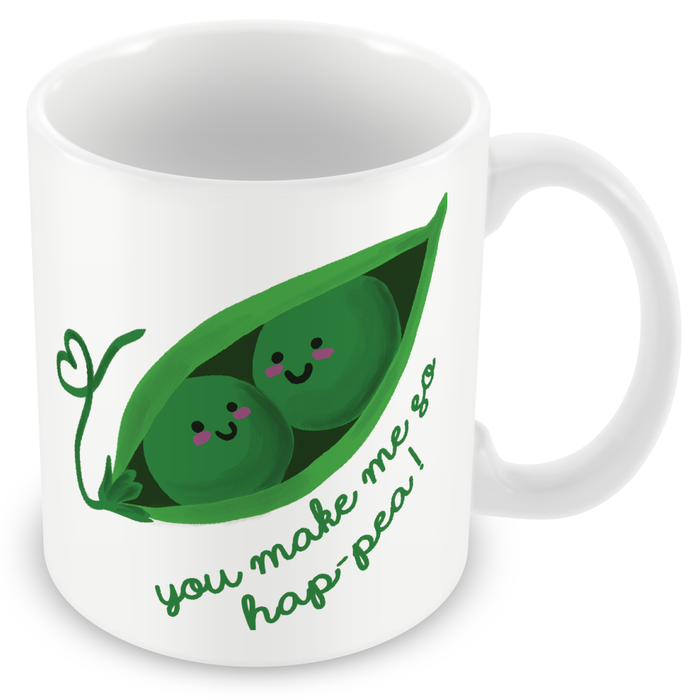 Two Peas in a Pod Gift - You Make me so Hap-pea