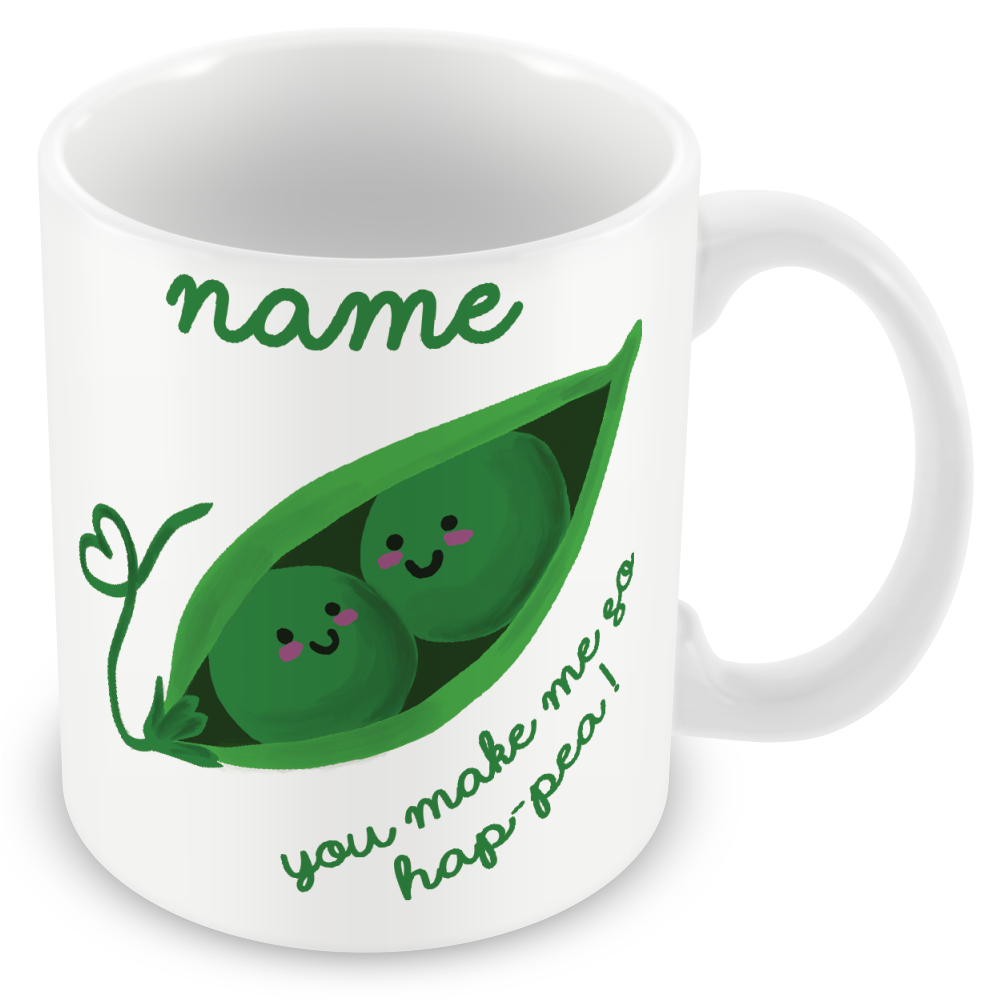 Personalised Two Peas in a Pod Gift - Best Friends or Couple Gift