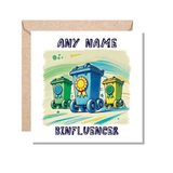 Personalised Binfluencer, Your Neighbourhood Bin Hero - Mug, Card & Coaster Gift Sets