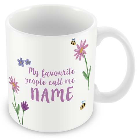 Personalised My favourite People Call Me Mummy - Mug, Card & Coaster Gift Sets - Cute Mum - Gift for Mums