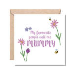 My favourite People Call Me Mummy - Mug, Card & Coaster Gift Sets - Cute Mum - Gift for Mums