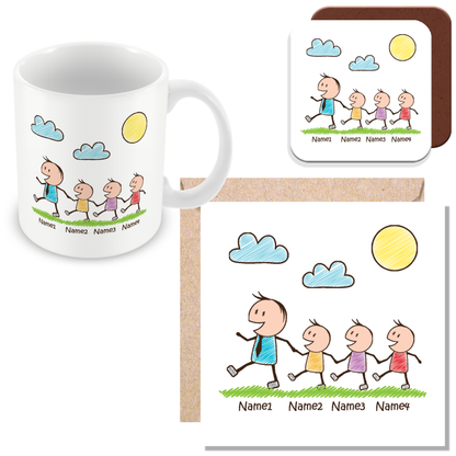 Personalised Daddy & Child Mug – Father’s Day or Birthday Gift