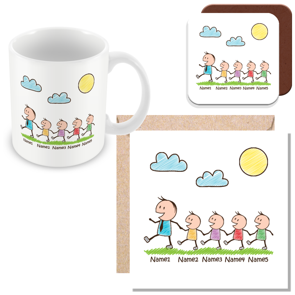 Personalised Daddy & Child Mug – Father’s Day or Birthday Gift