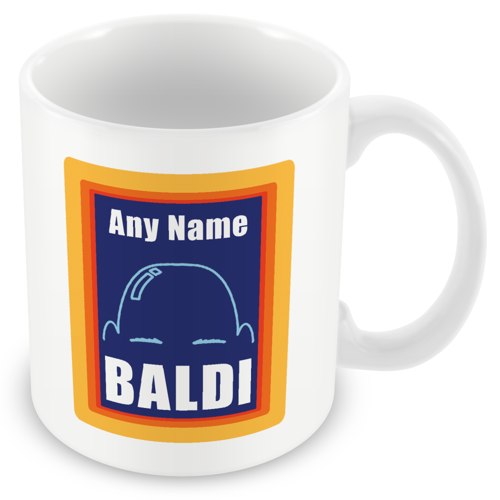 Personalised BALDI Mug – Funny Gift for Bald Legends