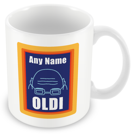Personalised OLDI Mug – Custom Gift for Ageing Legends
