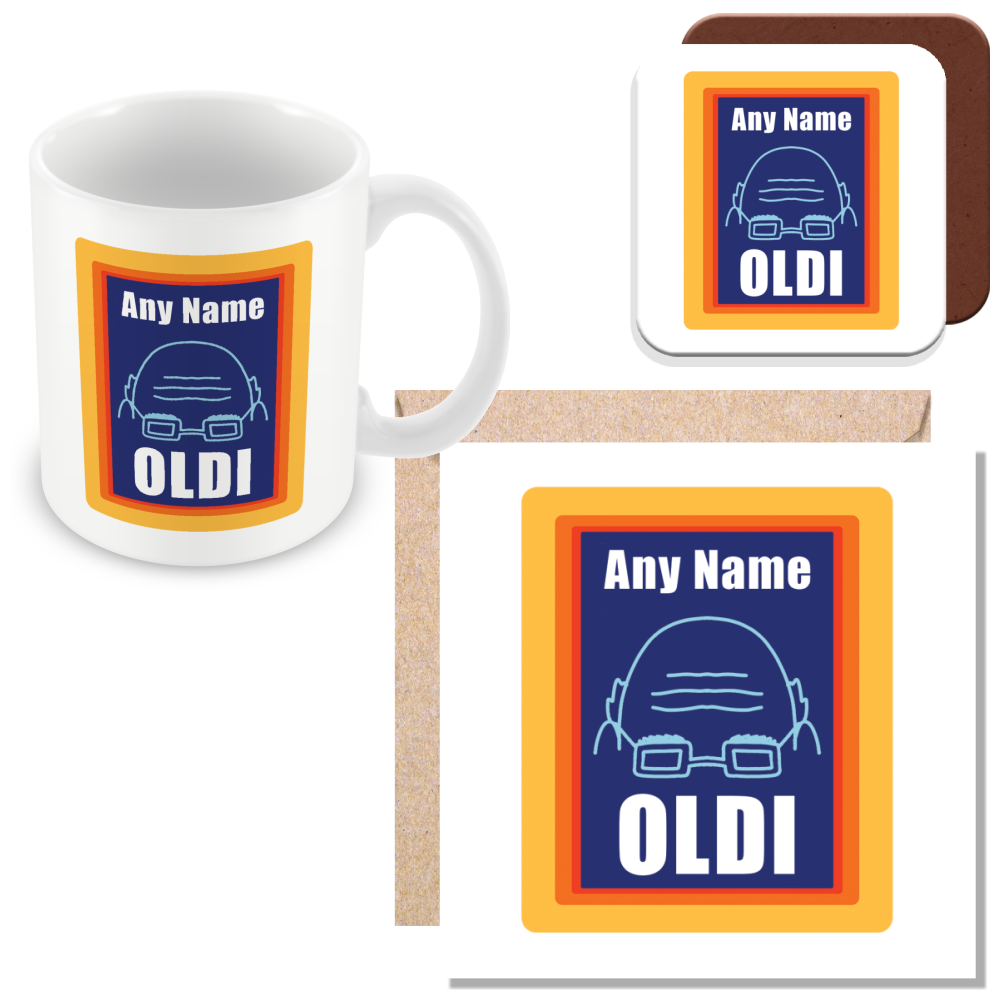 Personalised OLDI Mug – Custom Gift for Ageing Legends