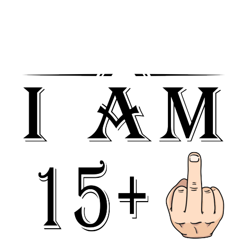Personalised Any Age +1 Years Middle Finger – Funny Rude Gift