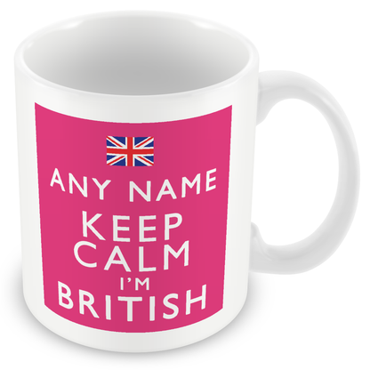 Personalised Keep Calm I’m Scottish, British, Yorkshire, Lancashire