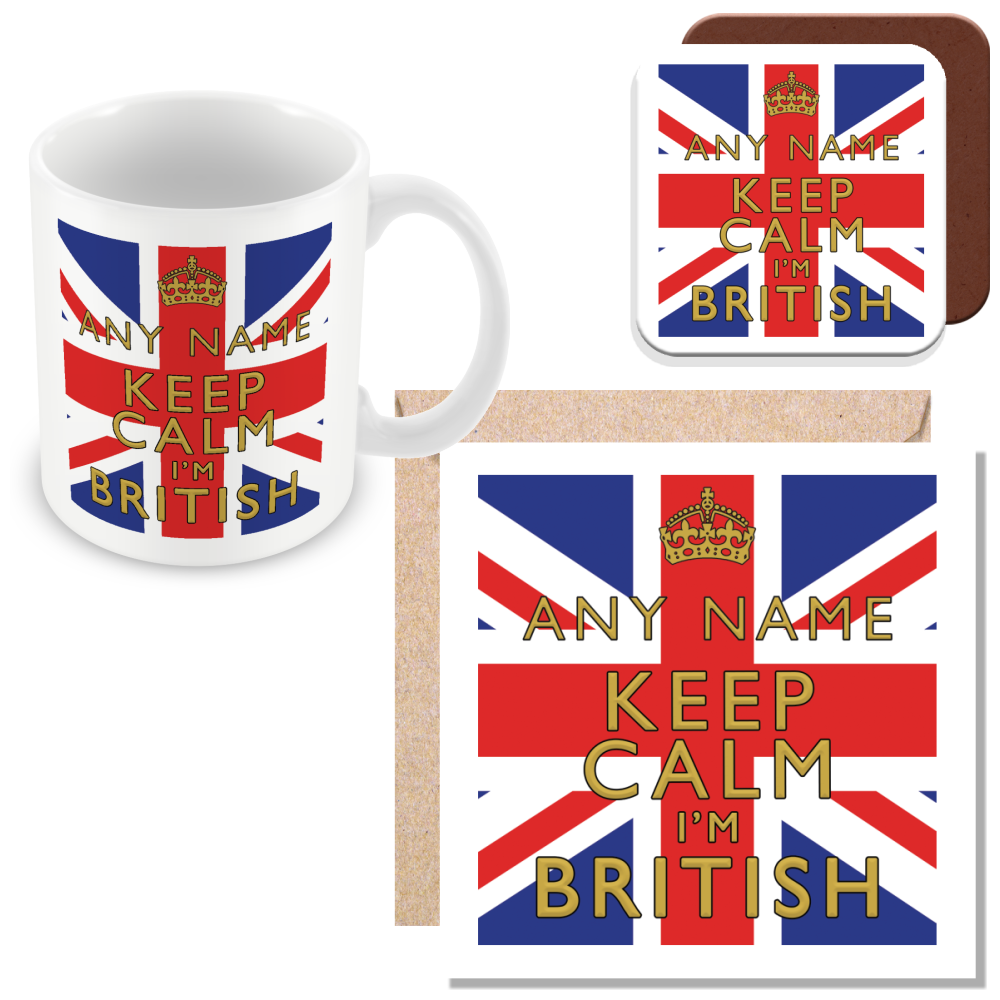Personalised Keep Calm I’m Scottish, British, Yorkshire, Lancashire