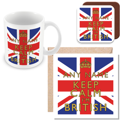 Personalised Keep Calm I’m Scottish, British, Yorkshire, Lancashire