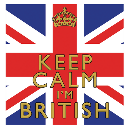 Personalised Keep Calm I’m Scottish, British, Yorkshire, Lancashire