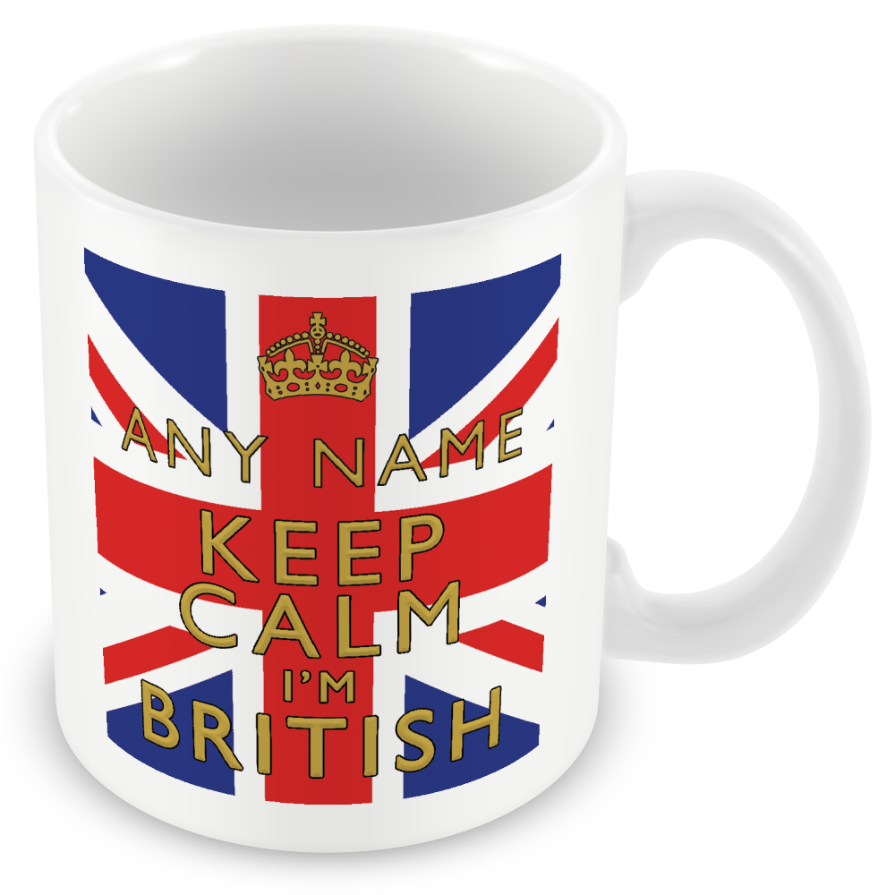 Personalised Keep Calm I’m Scottish, British, Yorkshire, Lancashire