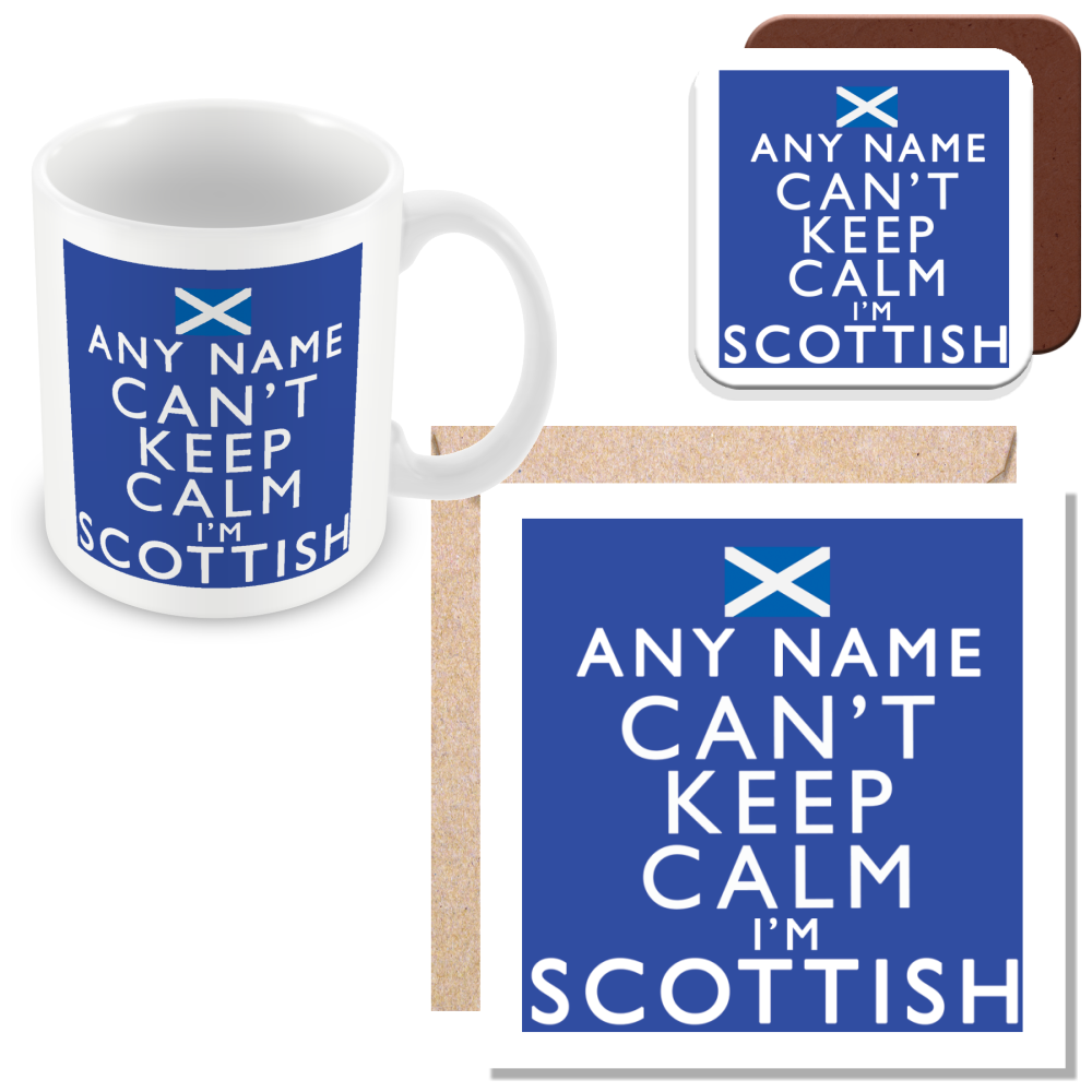 Personalised Keep Calm I’m Scottish, British, Yorkshire, Lancashire