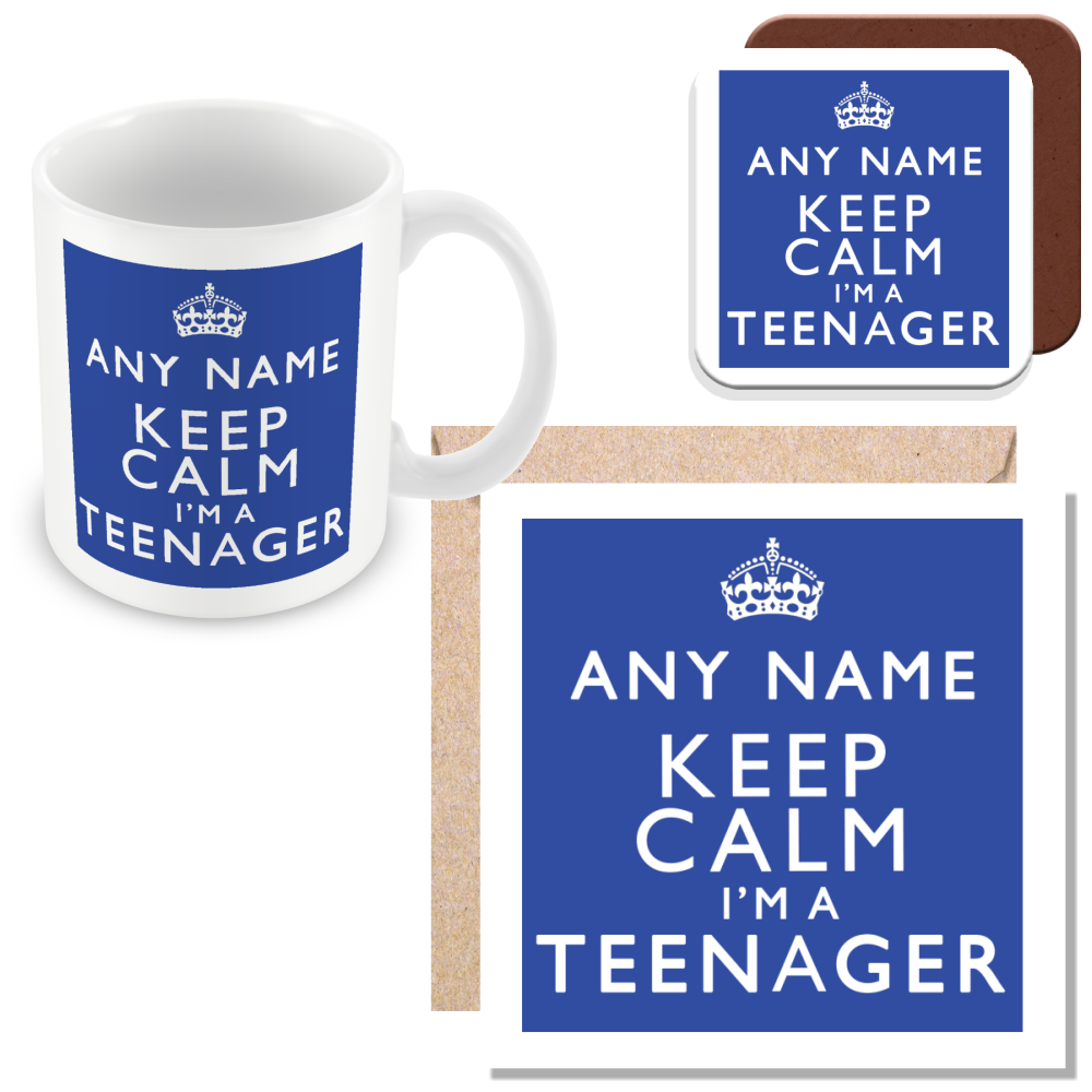 Personalised Keep Calm Gift For Relatives