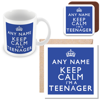 Personalised Keep Calm Gift For Relatives