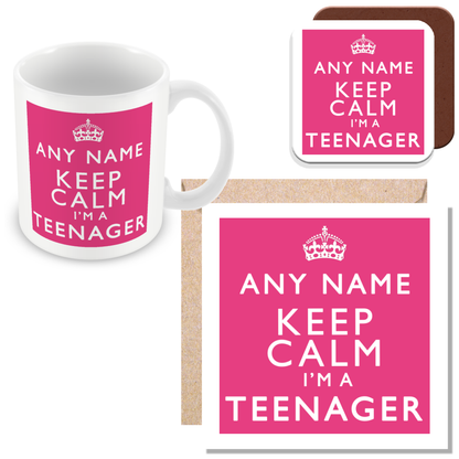 Personalised Keep Calm Gift For Relatives