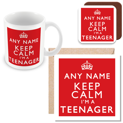 Personalised Keep Calm Gift For Relatives